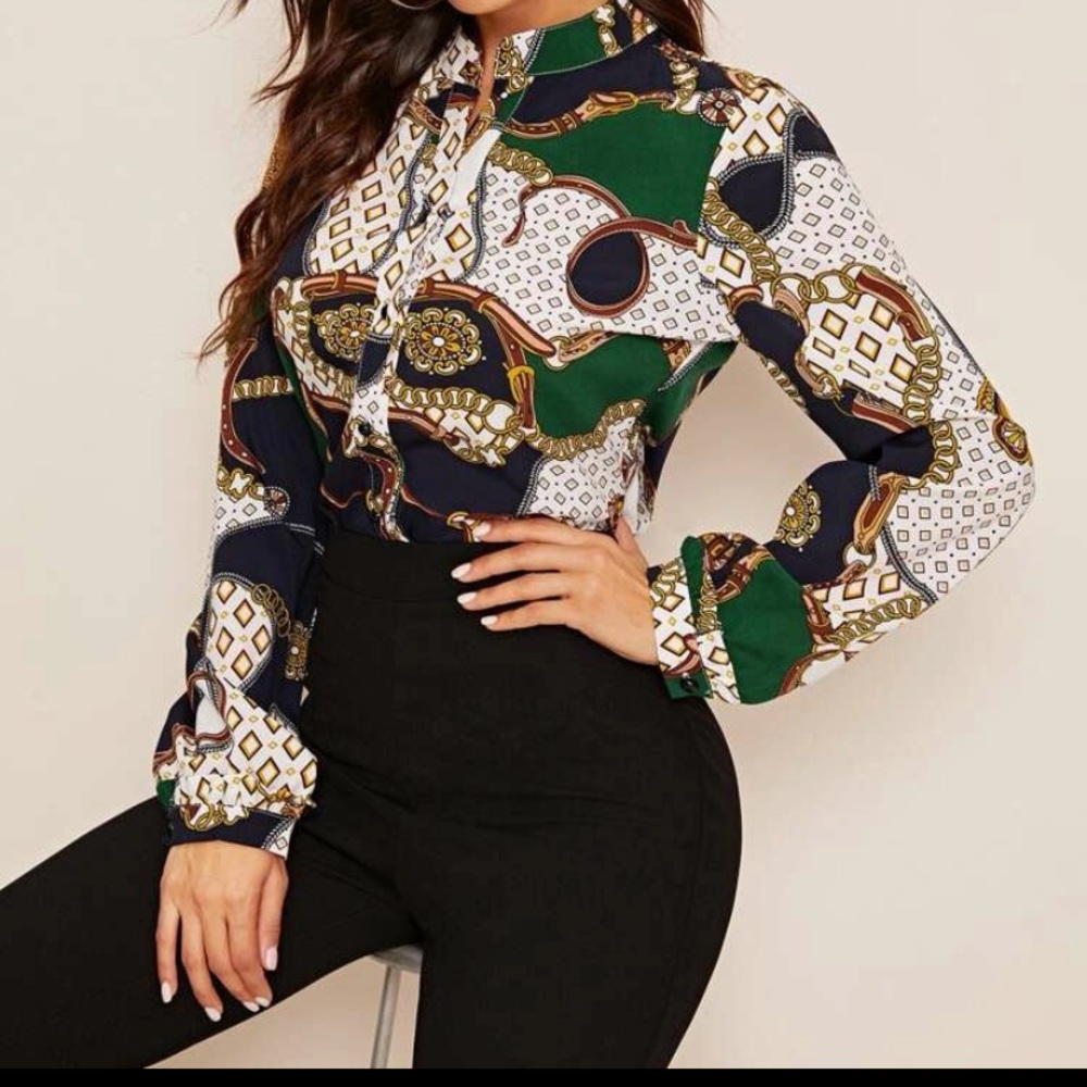 SHEIN Womens Medium Blouse, Never Worn!